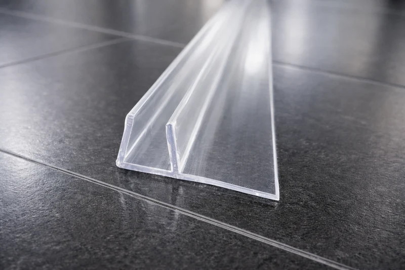 Polycarbonat-Überlappungsdichtung – 90° Vinyl-Lippe, Art.Nr. 0890/1090
