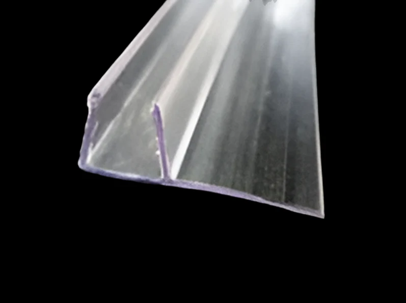 Polycarbonat-Überlappungsdichtung – 12 mm Glas, 90°-Lippe, Art.Nr. 1290