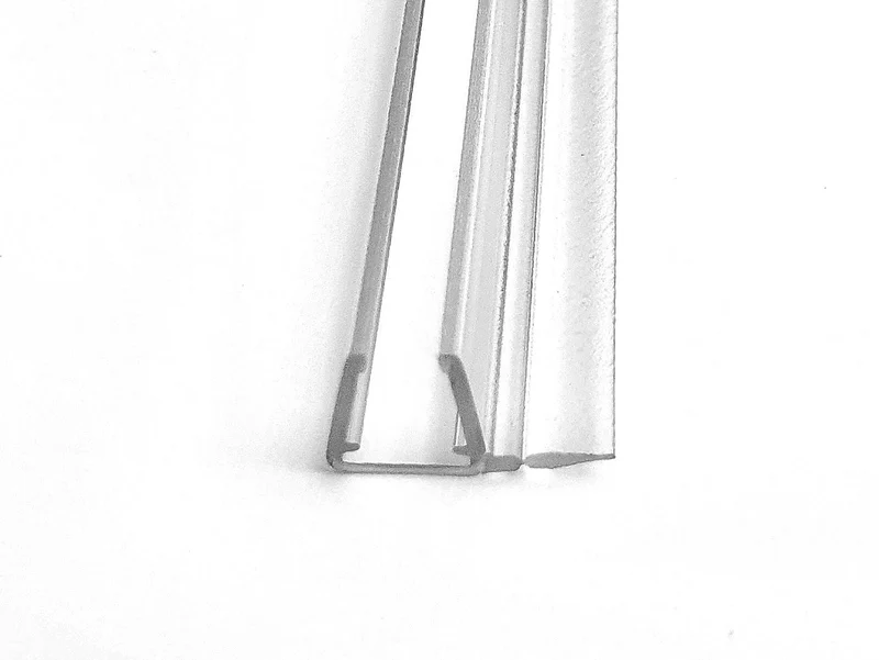 Überlappungsdichtung – Schiebetür 90°-Lippe, 8–12 mm, Art.Nr. 5211