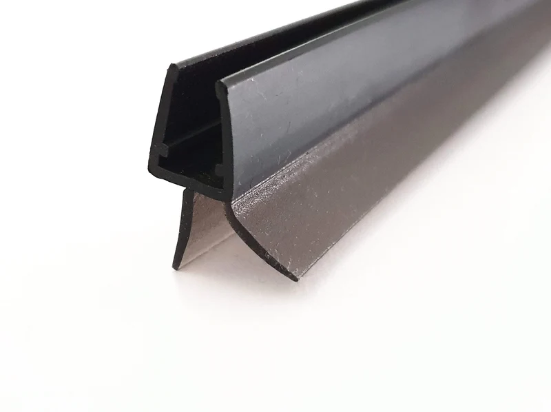 Schwarze Schleiflippendichtung – Abtropfleiste, 11–14 mm, Art.Nr. 5102-B