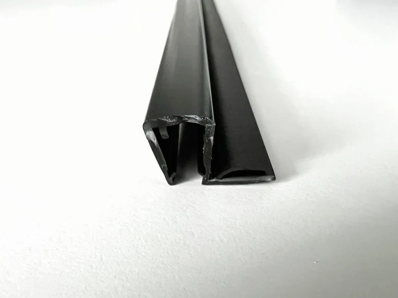 Schwarze Anschlagdichtung – 90° ohne Magnet, 4–8 mm, Art.Nr. 5050-B