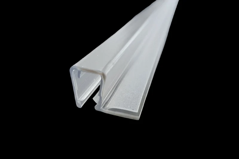 Anschlagdichtung – Glas-Glas 90°, ohne Magnet, 4–8 mm, Art.Nr. 5050