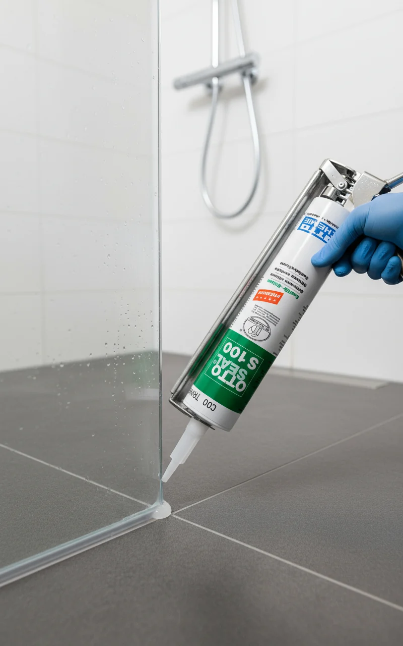 OTTO S100 Premium Sanitär-Silikon 300 ml transparent – für Glasdusche und Bad