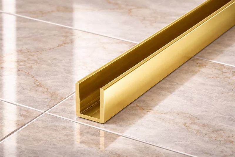 Alu U-Profil – Silikonverklebung Glasscheibe, 14 Farben, Art.Nr. SDCD3812