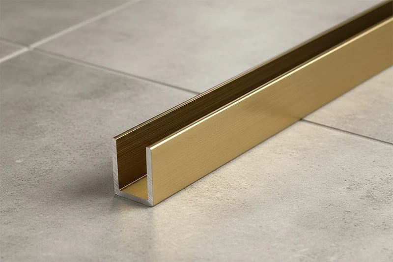 Alu U-Profil – Silikonverklebung Glasscheibe, 14 Farben, Art.Nr. SDCD3812