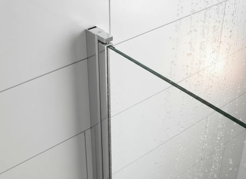 Drehbares Wandprofil Emily Hebe-Senk (Profilset ohne Glas) – für 6 mm ESG, 180° Pendeltür, in 4 Oberflächen, Art.Nr. 41.0901