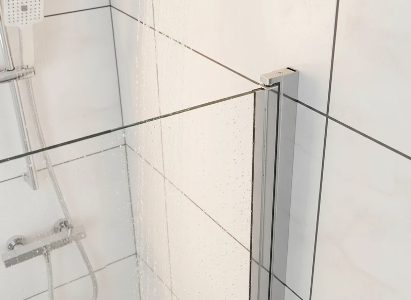 Drehbares Wandprofil Emily Hebe-Senk (Profilset ohne Glas) – für 6 mm ESG, 180° Pendeltür, in 4 Oberflächen, Art.Nr. 41.0901