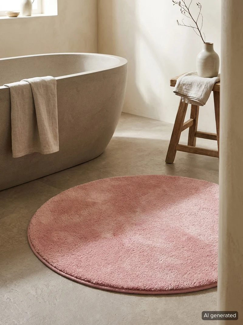 Badteppich Rosa "Joris" WECONhome Basics