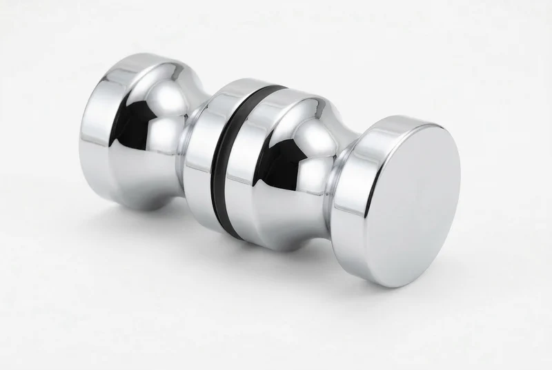 Dusch-Türgriff – rund Ø 30 mm Messing, 6–12 mm Glas, 11 Oberflächen, Art.Nr. EUSDK1