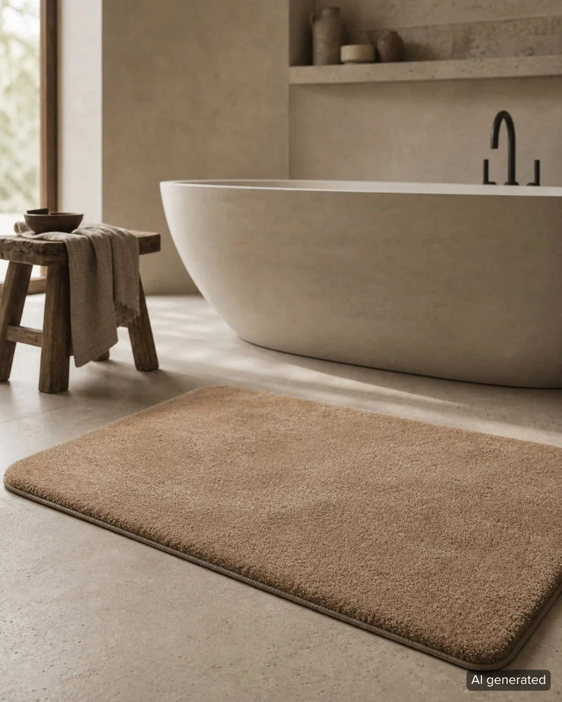 Badteppich Sand Beige "Joris" WECONhome Basics