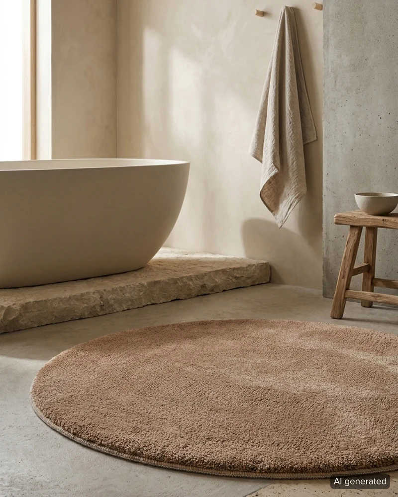 Badteppich Sand Beige "Joris" WECONhome Basics