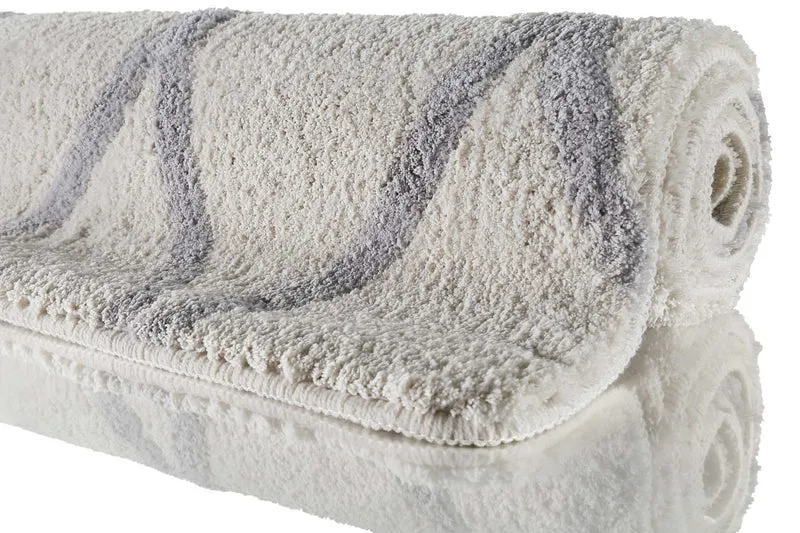 Badteppich Beige Grau "San Bosa" Homie Living