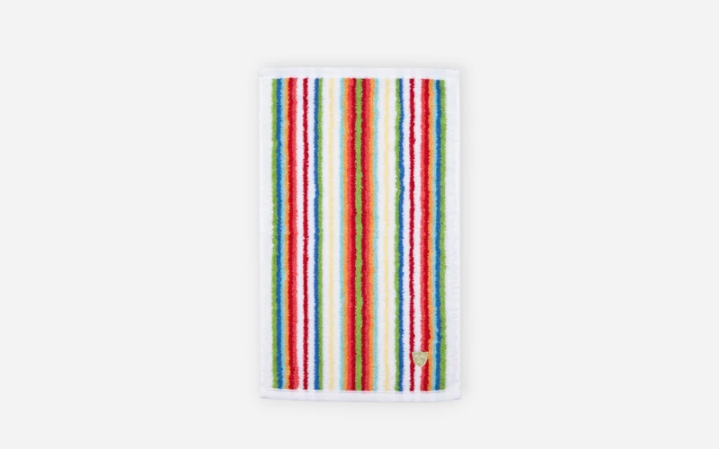 Walk-Frottier-Gästetuch Multicolor-Streifen Vita