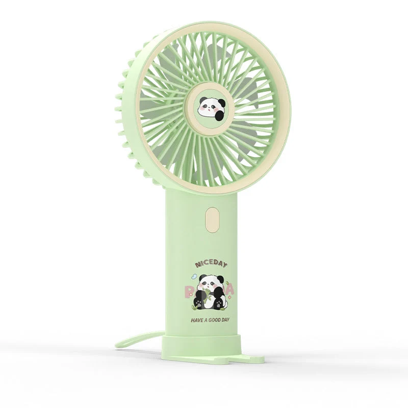 Dame Bærbar Håndvifte med søtt Panda-design Luvikno