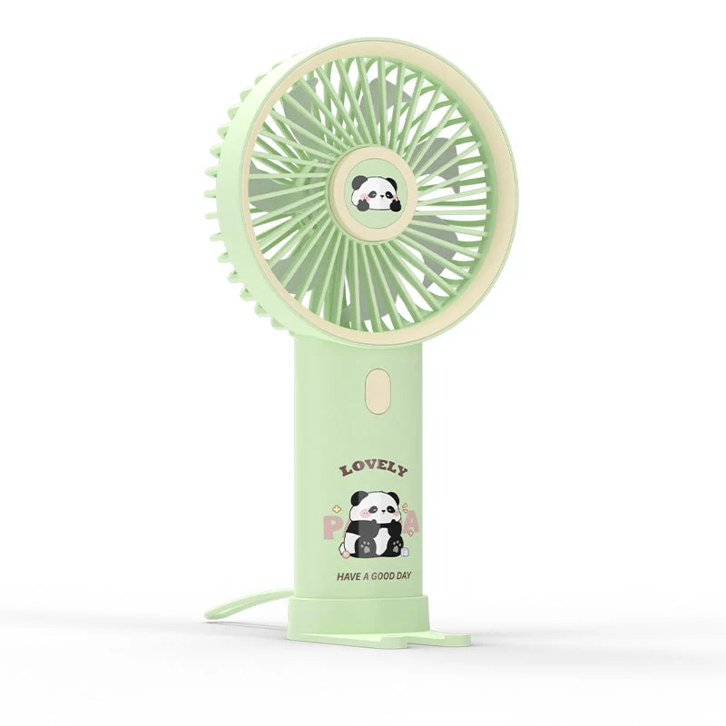 Dame Bærbar Håndvifte med søtt Panda-design Luvikno