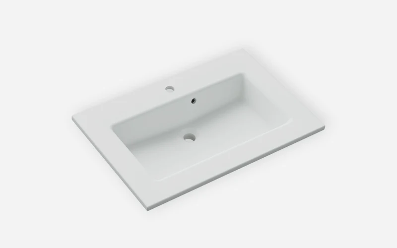 Solid Surface-Waschtisch Mailand Aquarell