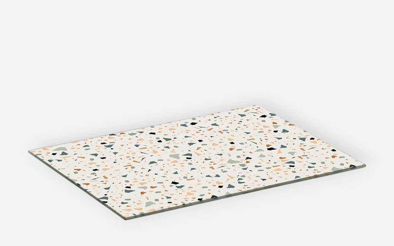 Glasschneideplatte Terrazzo, bunt, 40 x 30 cm Terrazzo