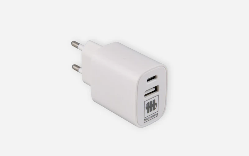 USB-Netzstecker USB/USB-C, MR9300, weiß MR9300