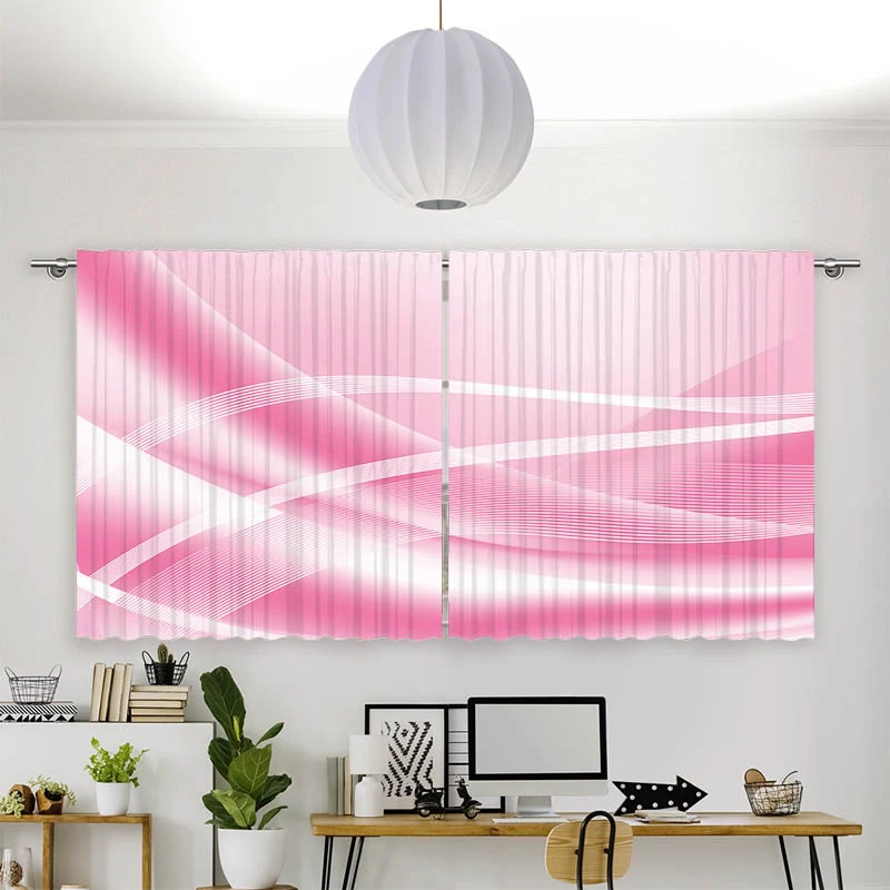 Vorhang Motiv "Grafik Rosa"