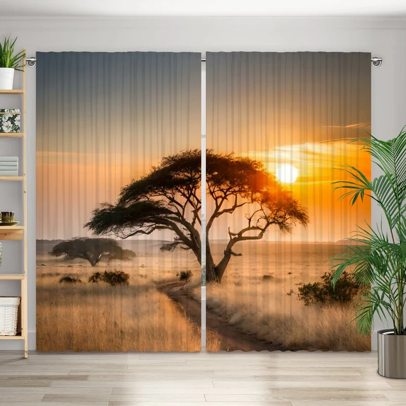 Vorhang Motiv "Wüste Afrika"