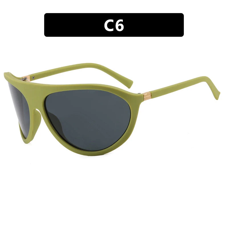 Damen Cat-Eye solbriller med unikt design og beskyttende UV-filter Luvikno