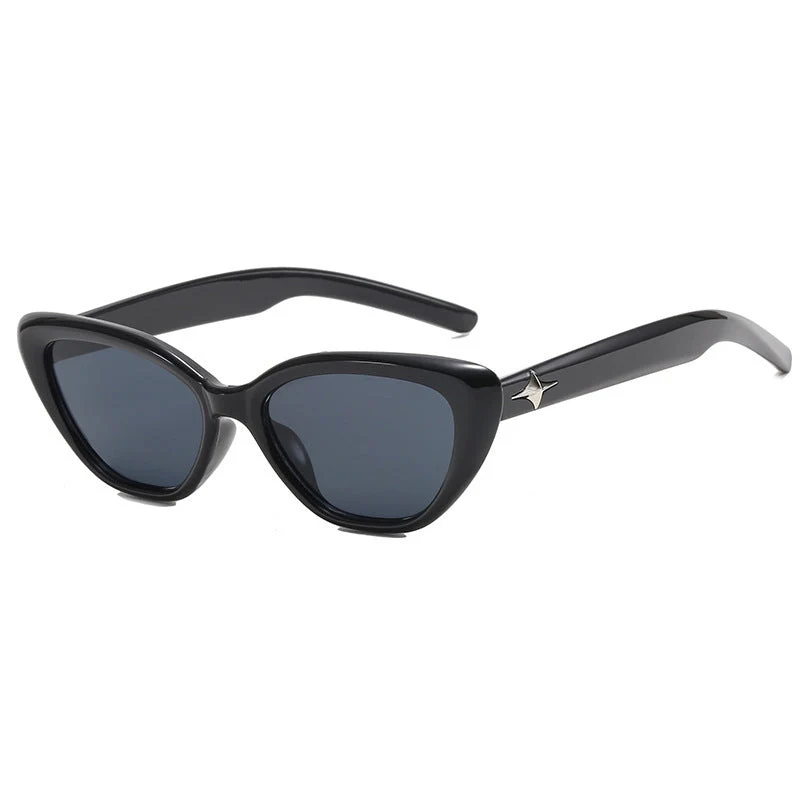 Dame Cat-Eye solbriller i moderne design med stilig ramme Luvikno