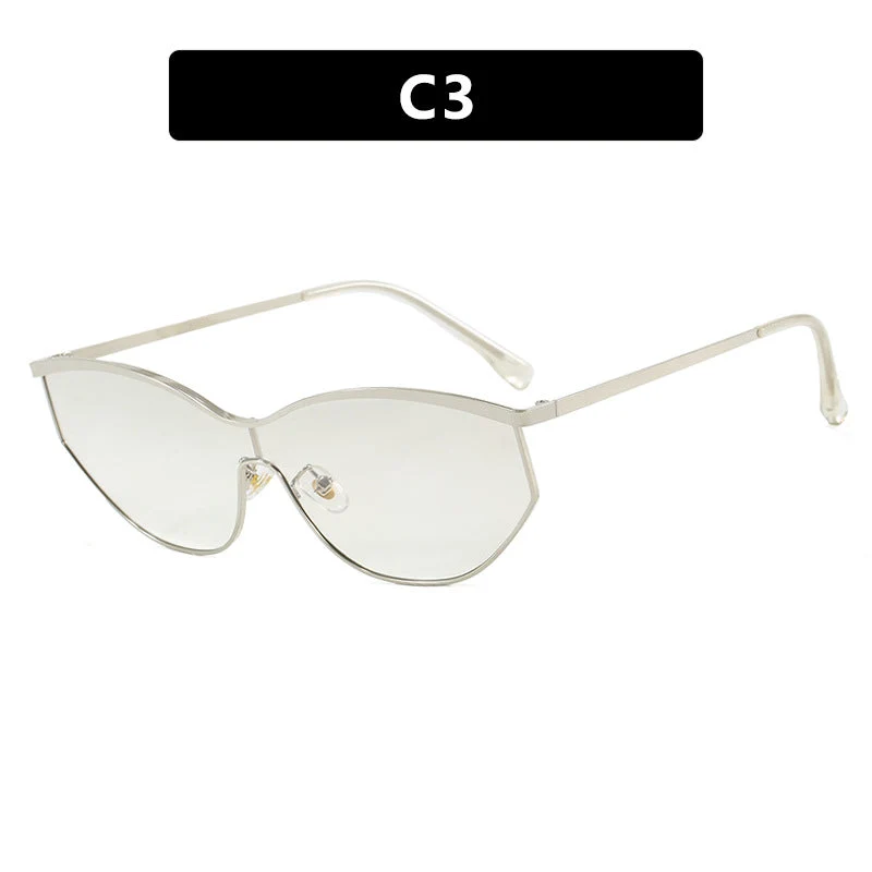 Dame Cat-Eye solbrille i moderne design med beskyttende UV-filter Luvikno