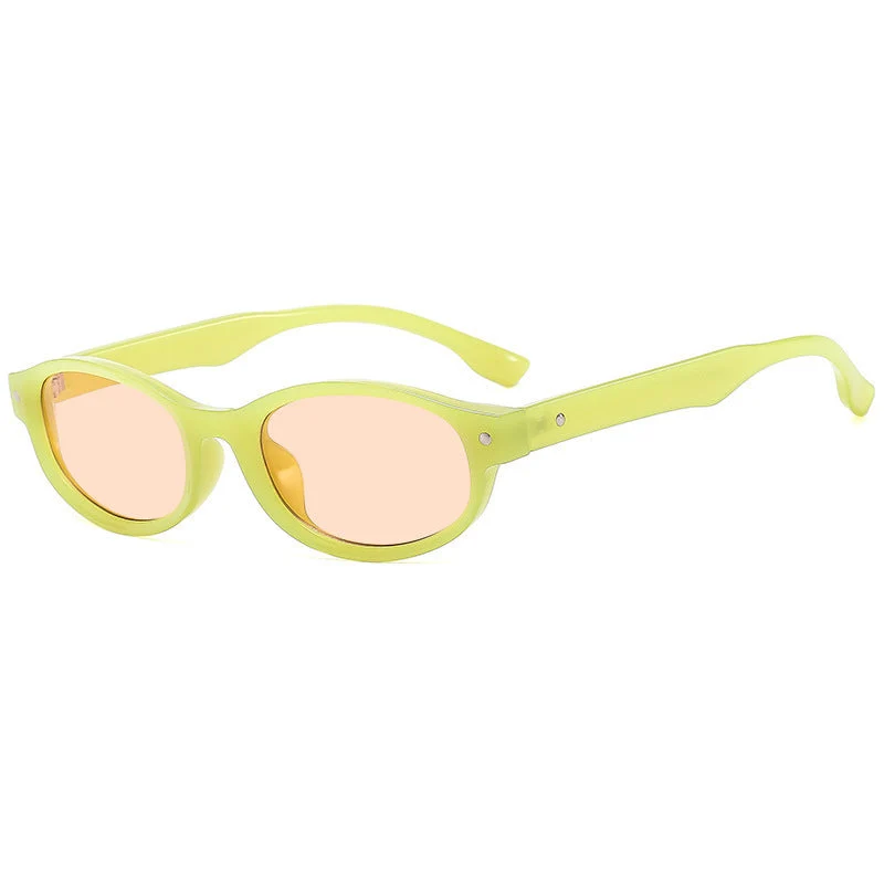 Dame Cat-Eye solbrille i elegant vintage-stil Luvikno
