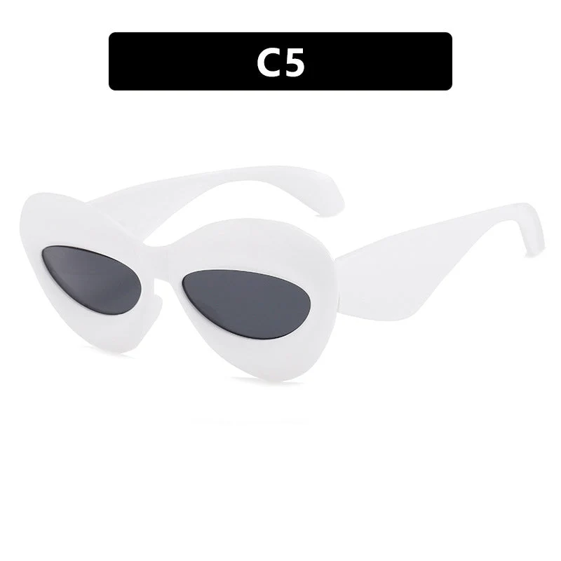Dame Cat-Eye solbriller i moderne design Luvikno