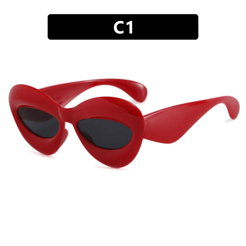 Dame Cat-Eye solbriller i moderne design Luvikno