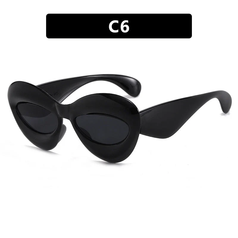 Dame Cat-Eye solbriller i moderne design Luvikno