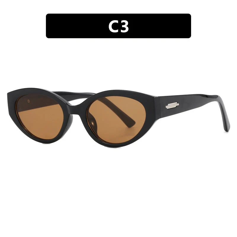 Damer Cat-Eye solbrille i elegant retro-design Luvikno