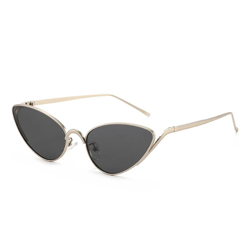 Dame Cat-Eye solbriller i elegant design Luvikno
