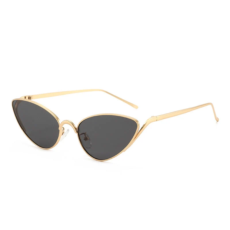 Dame Cat-Eye solbriller i elegant design Luvikno