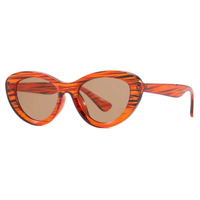 Dame Cat-Eye solbriller i unikt design Luvikno