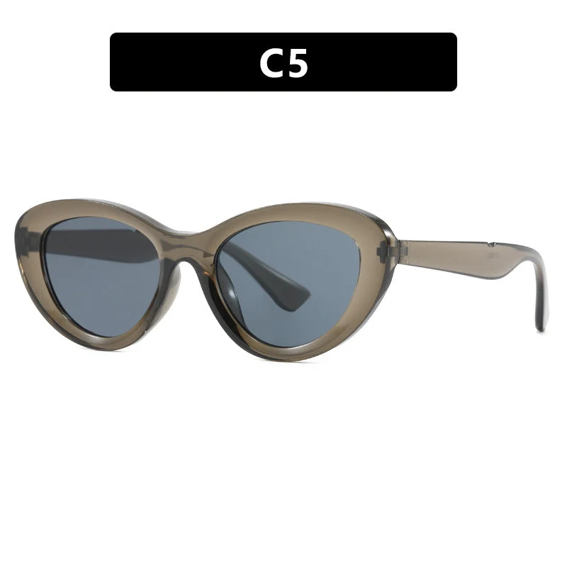 Dame Cat-Eye solbriller i unikt design Luvikno