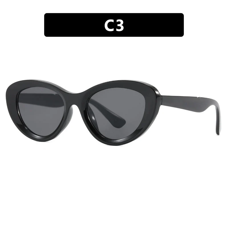 Dame Cat-Eye solbriller i unikt design Luvikno