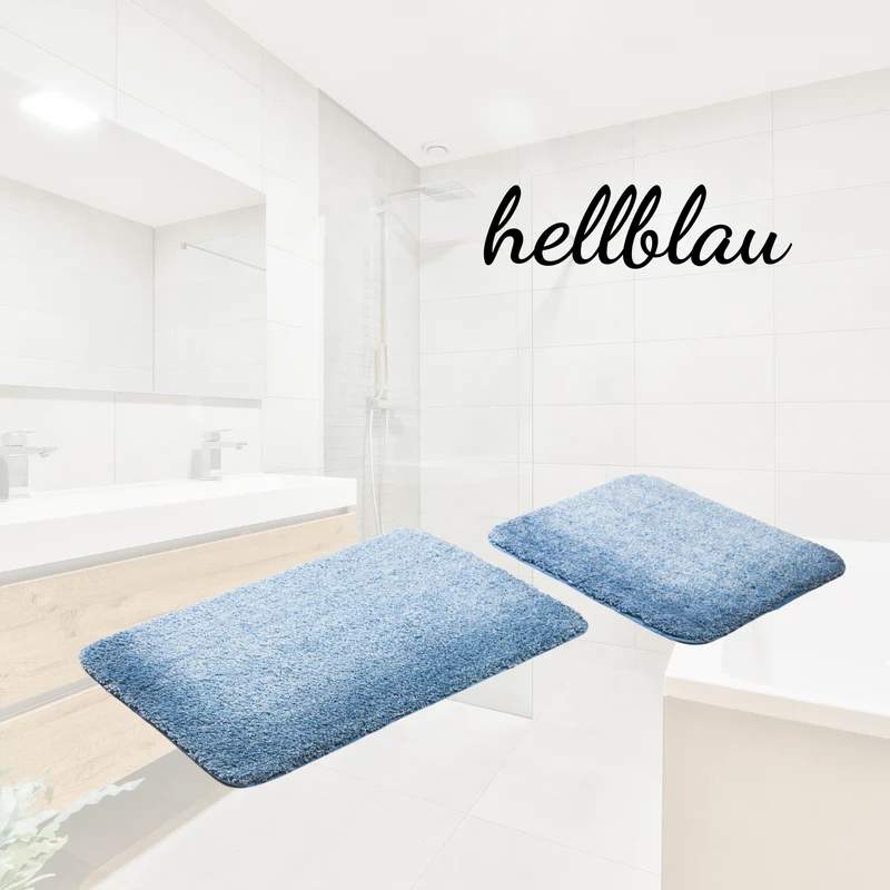 Badematten-Set Bahama (1-tlg. oder 2-tlg.) - Verschiedene Größen & Farben