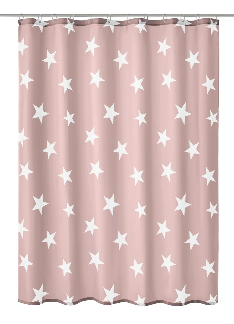 Duschvorhang Textil NOVA Old Rose 180 x 200 cm