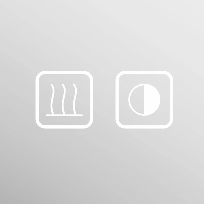 SONNI Badezimmer Spiegel mit Beleuchtung Wandspiegel, Kosmetikspiegel mit modernes Muster, 3 Farbe einstellbar, Steckdose und Antibeschlag, horizontal oder vertikal montierbar