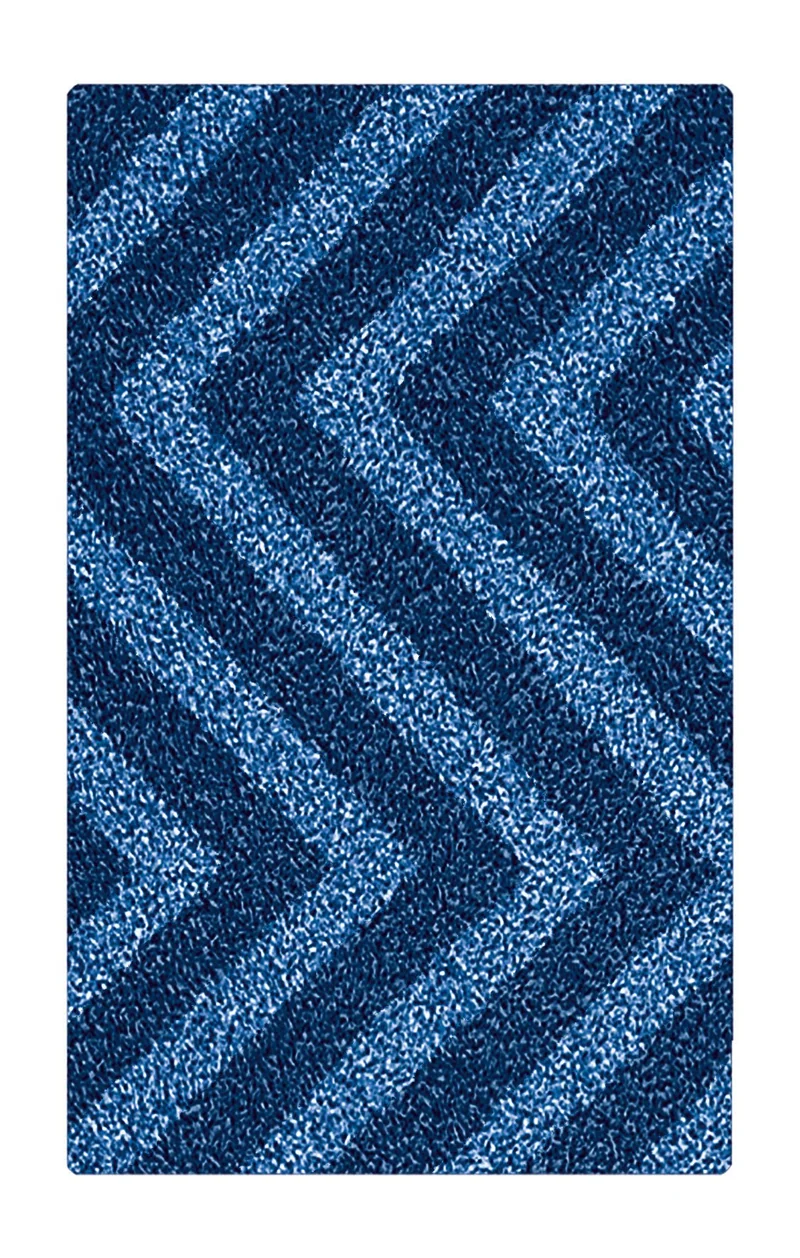 Badteppich MALUA Sorrento-Azurblau 50 x 60 cm