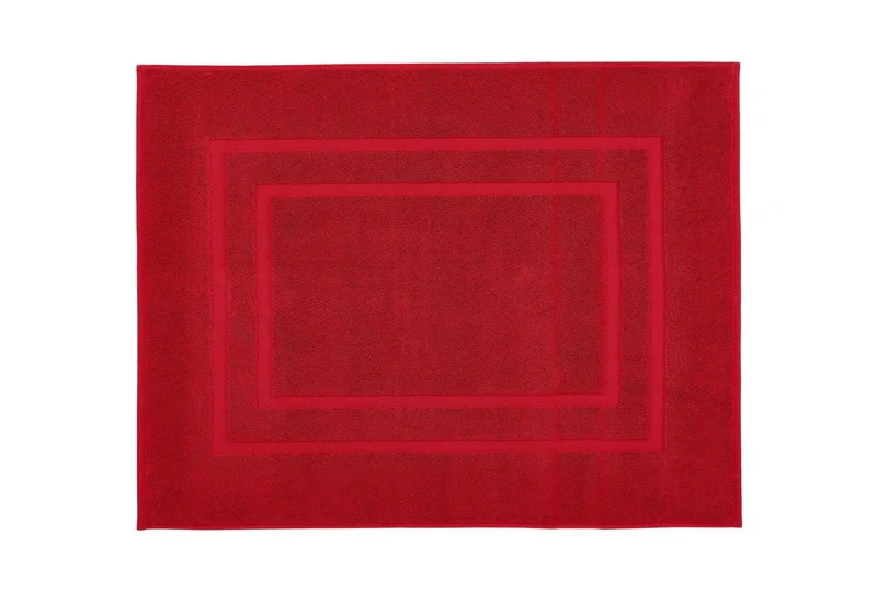 Frottiervorleger PLAZA Rot 60 x 80 cm