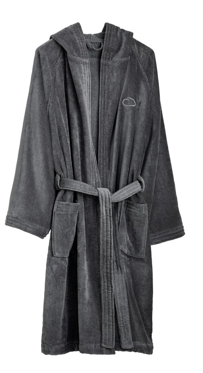 Frottier Bademantel CHILL Anthrazit L / XL