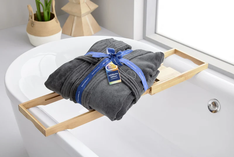 Frottier Bademantel CHILL Anthrazit L / XL