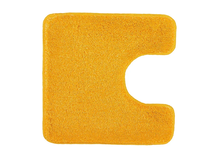 WC-Vorleger RELAX Goldgelb 55 x 55 cm mit Ausschnitt