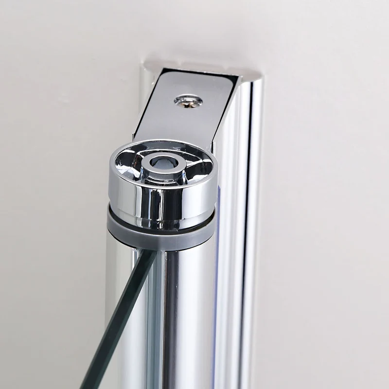 SONNI Duschkabine Eckeinstieg Pendeltür Dusche ESG Glas mit NANO Beschichtung Höhe 185cm/195cm