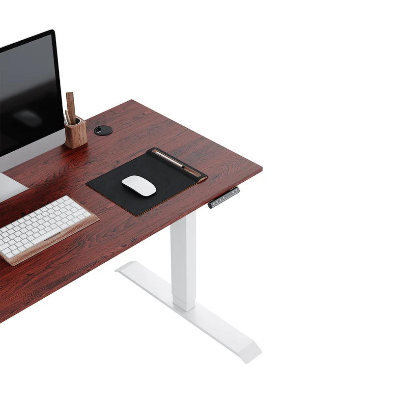 SONNI Höhenverstellbarer Schreibtisch Elektrisch 120 x 60 cm Leiser Betrieb mit Speicher-Steuerung und Kollisionschutz Funktion
