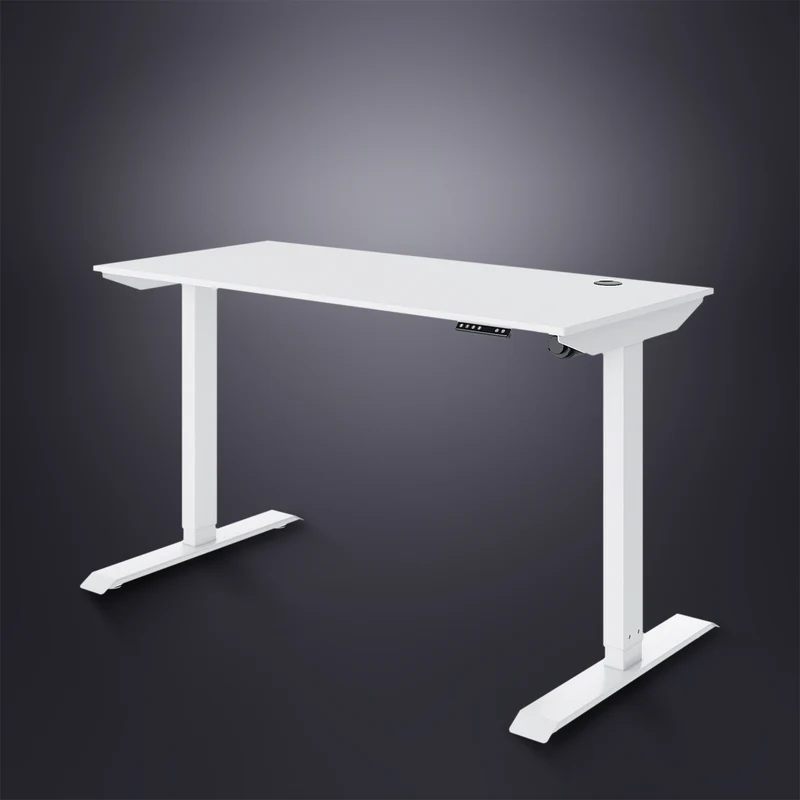 SONNI Höhenverstellbarer Schreibtisch Elektrisch 120 x 60 cm Leiser Betrieb mit Speicher-Steuerung und Kollisionschutz Funktion