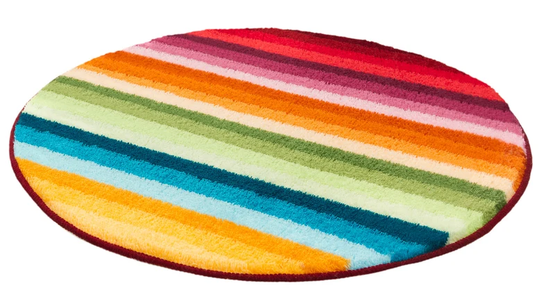 Badteppich FUNKY Multicolor 80 cm rund
