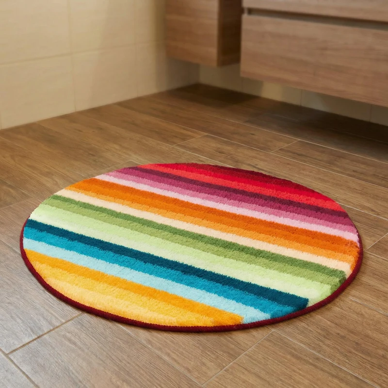 Badteppich FUNKY Multicolor 80 cm rund